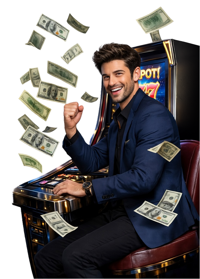 winning man